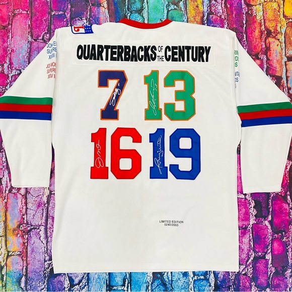 Mitchell & Ness Other - Mitchell N Ness Quarterbacks Of The Century Limited Edition Football Jersey 4XL